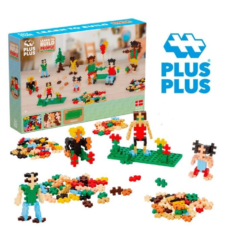 JUEGO PLUS PLUS LEARN TO BUILD PEOPLE OF THE WORLD 275P